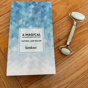 NWOT kimkoo Jade Roller and Gua Sha Set for Face-3 in 1 Kit Facial Massager Tool